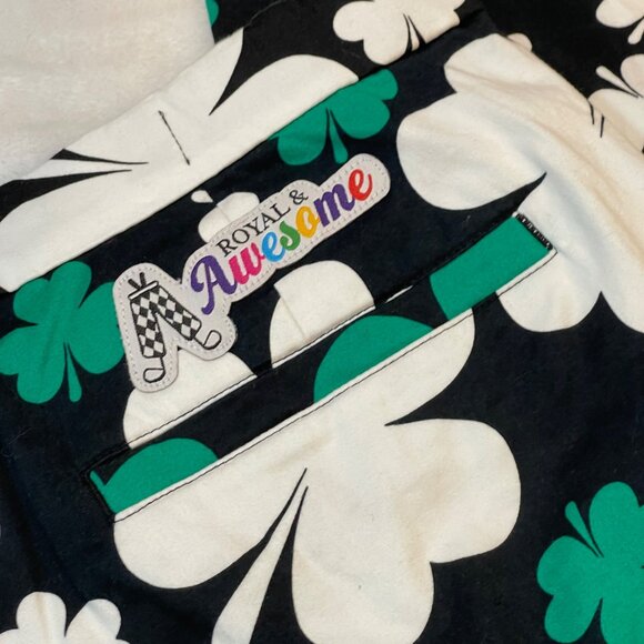 Royal & Awesome Paddy Par! Golf Pants Men's Size 42 X 34 Shamrock St. Patty NEW - Picture 7 of 14